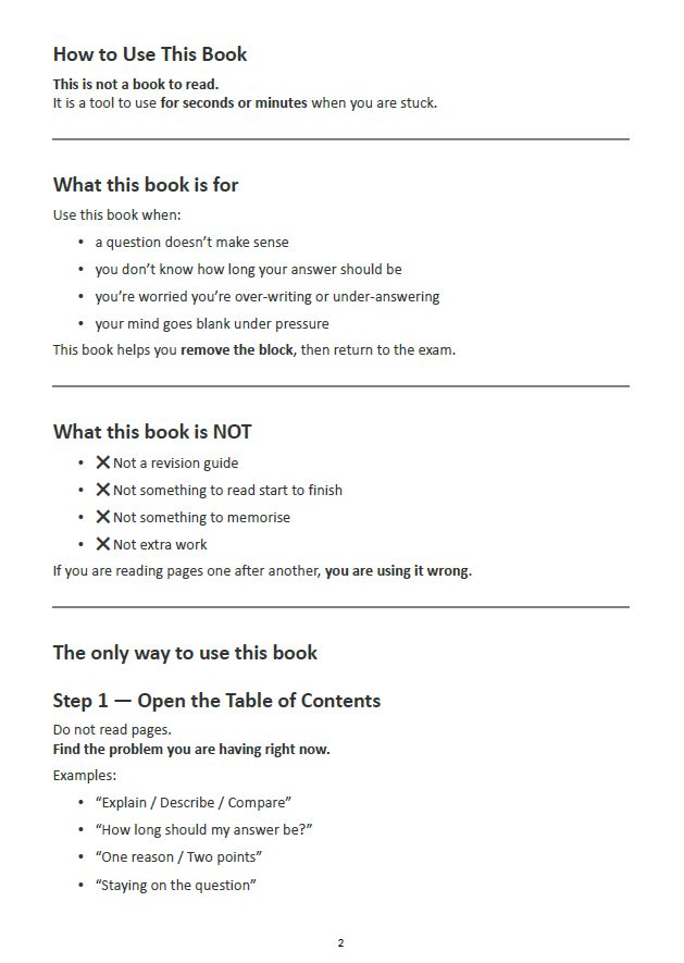 How to Answer the Question — Student Edition (1st to 6th Year) Junior & Senior Cycle