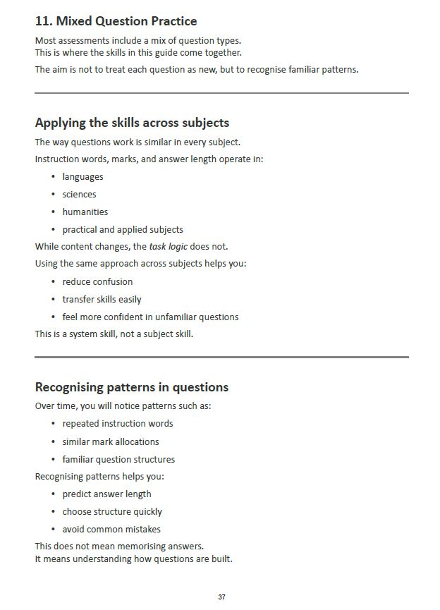 How to Answer the Question — Student Edition (1st to 6th Year) Junior & Senior Cycle