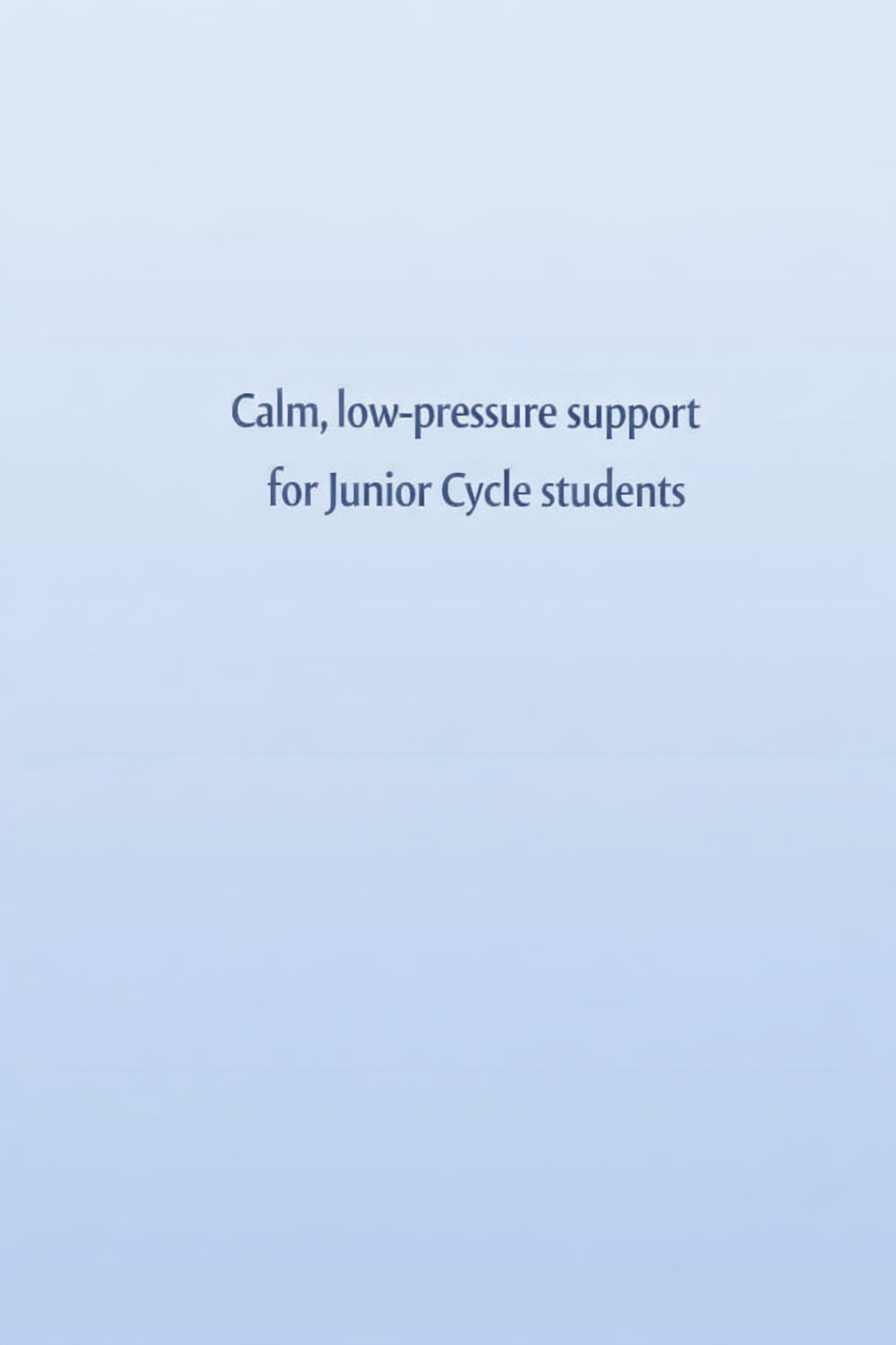 Junior Cycle — Access Edition Learning, Meaning, Understanding, Participation & Assessment Support (1st–3rd Year)