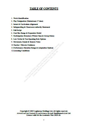 Professor Pencil and Professor Notepad and the Silly School Map – 1st Class School Play Annual Licence