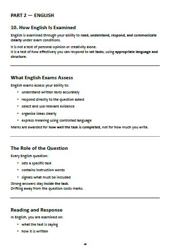 Senior Cycle — Exam Clarity & Support Guide (Student Edition)