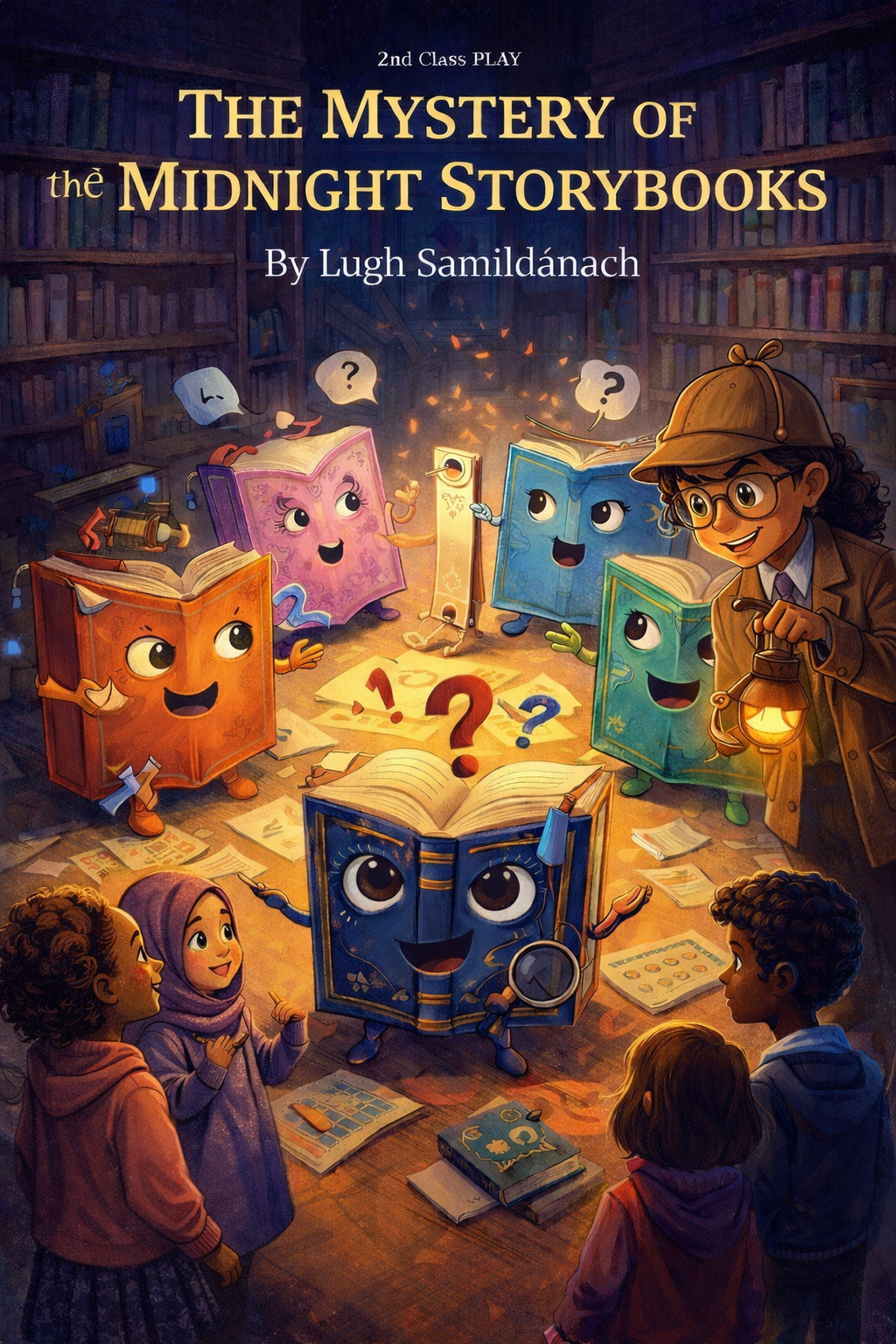 The Mystery of the Midnight Storybooks – 2nd Class School Play Annual Licence