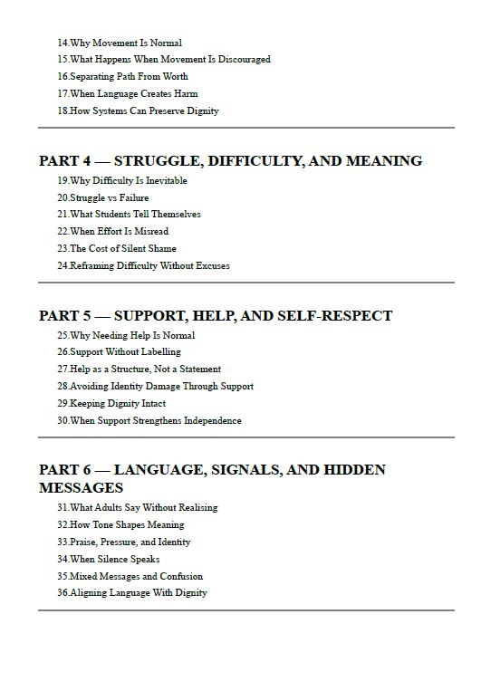 Identity, Dignity & Self-Concept in Education (School Resource Edition)