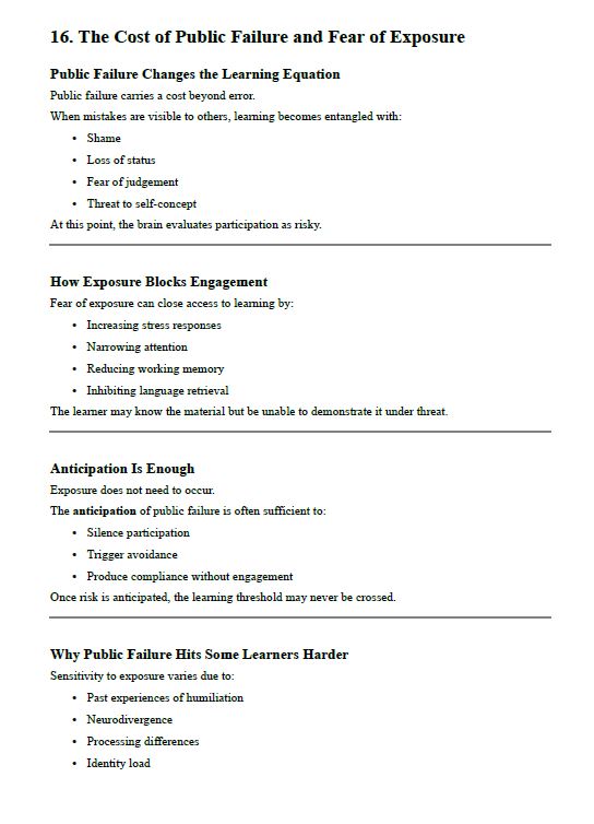 Before Thinking Begins — Engagement, Effort & the Moment Learning Switches Off (School Resource Edition)