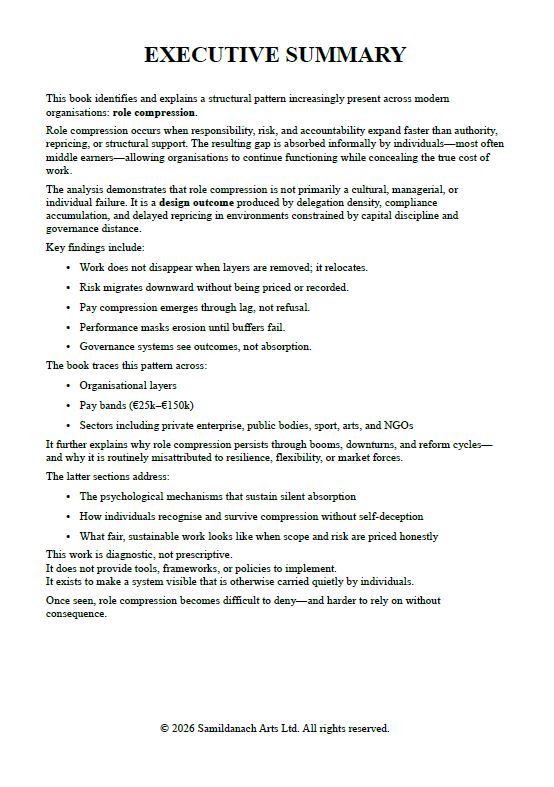 Compressing Roles How the Middle Earner Became the Shock Absorber of Modern Work