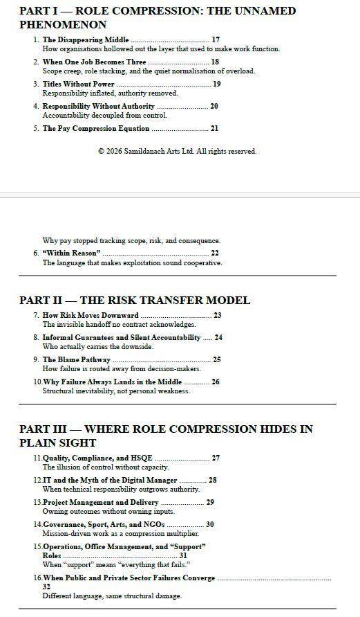 Compressing Roles How the Middle Earner Became the Shock Absorber of Modern Work