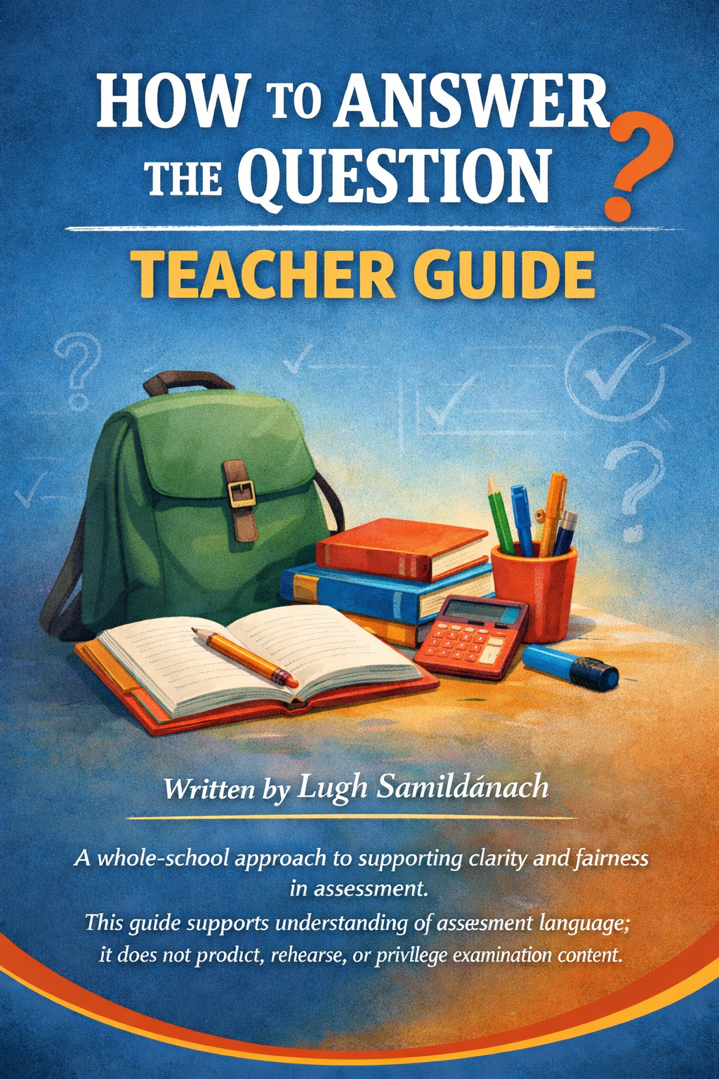 How to Answer the Question — Student Edition (1st to 6th Year) Junior & Senior Cycle